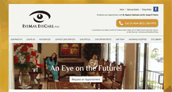 Desktop Screenshot of eyemaxeyecare.com