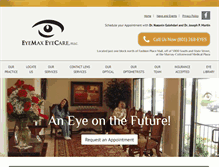 Tablet Screenshot of eyemaxeyecare.com
